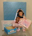 Ltd Ed 1992 Madame Alexander 8" Little MISS MAGNIN Doll w COA Teddy Bear Tea Set