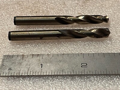 5/16'' Cobalt Screw Machine Stub Drill, Precision Twist, USA, 2 Drills/Lot