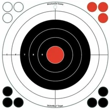 Birchwood Casey Target Stick-A-Bull 12" Bull's-Eye 5 Targets mfg 33912