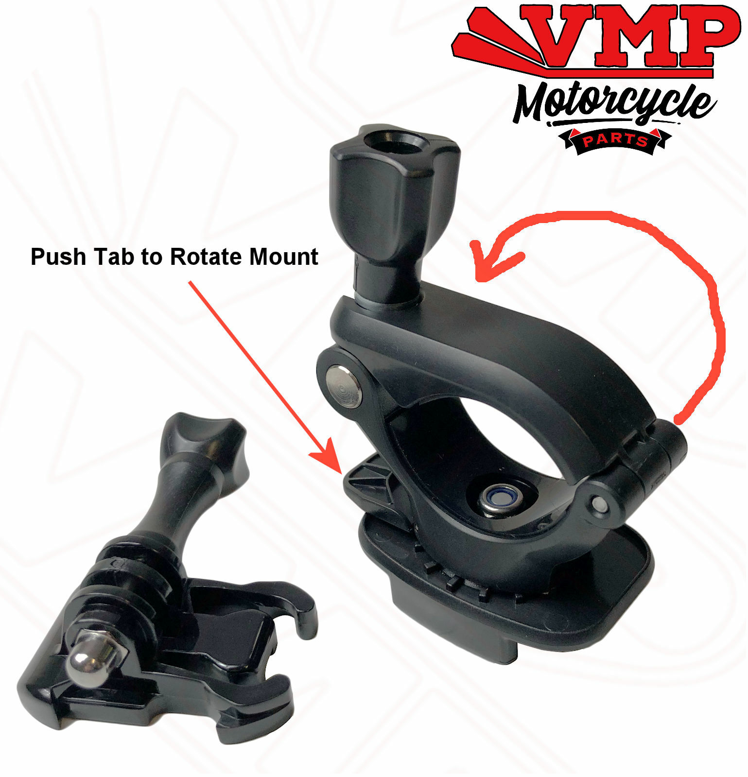 Go Pro Motorcycle 1" Handlebar Mount Clamp Bracket Holder HERO Camera VMP eBay