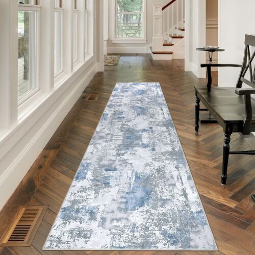 famibay Runner Rugs for Hallway 2x10 Runner Rug Non Slip Modern Hallway Rug R...