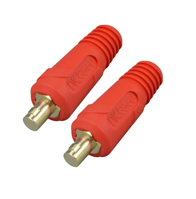 RIVERWELDSTORE RIVERWELD TIG Welding Cable Panel Connector Plug DKJ35-50 315A Dinse 2pk