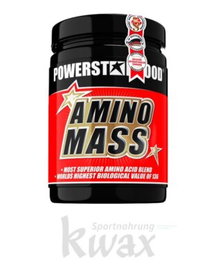(EUR 61,17/kg) Powerstar Food Amino Mass Aminosäuren Tabletten 500 Stück