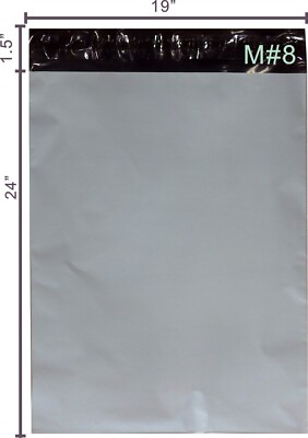 Yens Self-Seal Poly Mailers - 100 Pcs 19x24 Inch Tear-Proof Shipping Envelopes