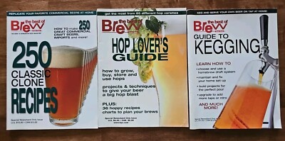 3 The Best of BREW YOUR OWN Magazines 2009, 2012, 2013 Home Beer Crafting Guides