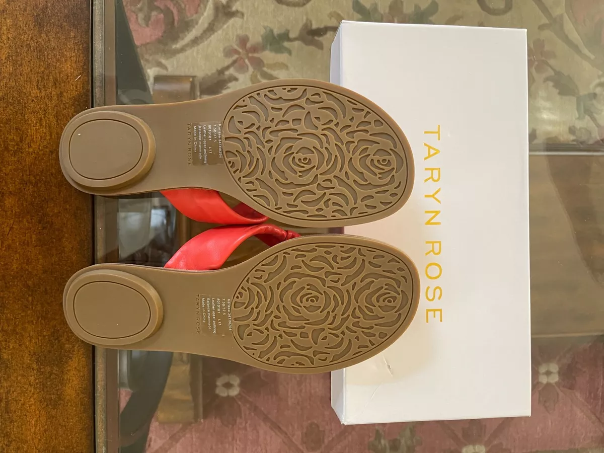 Taryn Rose Karissa Sheep Nappa Poppy Size 7.5 B 37.5 eBay