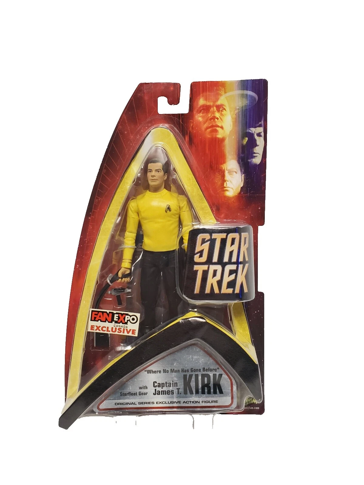 Figura de acción Art Asylum figuras de acción del capitán Kirk y accesorios