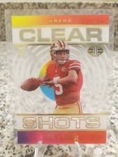 TREY LANCE 2021 PANINI ILLUSIONS #CS18 CLEAR SHOTS RC ACETATE 49ERS