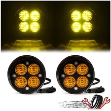 LED FOG LIGHTS FOR TOYOTA TACOMA 4RUNNER 2010-2023 TUNDRA AMBER