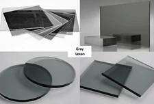 Gray Tint Lexan Polycarbonate Plastic Unbreakable Film-Masked Replacement Sheet
