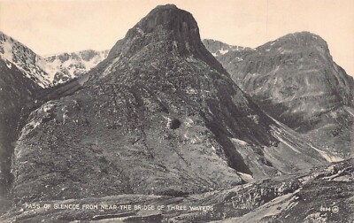 Schottland UK ~ Pass Von Glencoe Nahe Brücke Von Drei Gewässer ~ Foto Postkarte