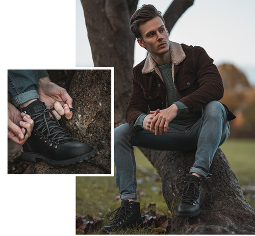 Barbour Wickham Leather Hiking Boots in 