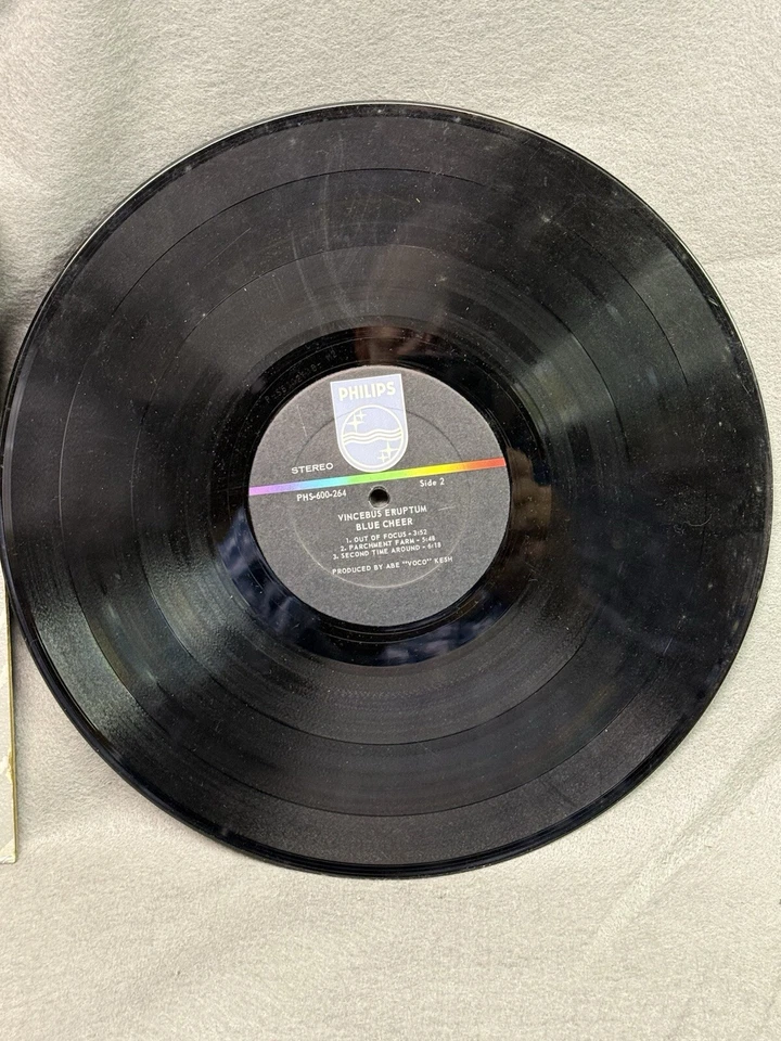 VINTAGE VINYL LP VINCEBUS ERUPTUM BLUE CHEER PHILLIPS LABEL PHS-600-264 STEREO - Image 4 of 4