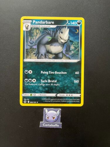 Carte Pokémon Pandarbare 080/159 Rare EB12.5 Zénith Suprême NEUF - Photo 1/1