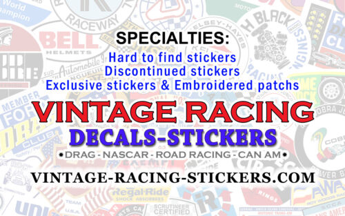 MICKEY THOMPSON SPEED & CUSTOM VINYL STICKER - VINTAGE STYLE - NHRA DRAG RACING - Picture 2 of 2