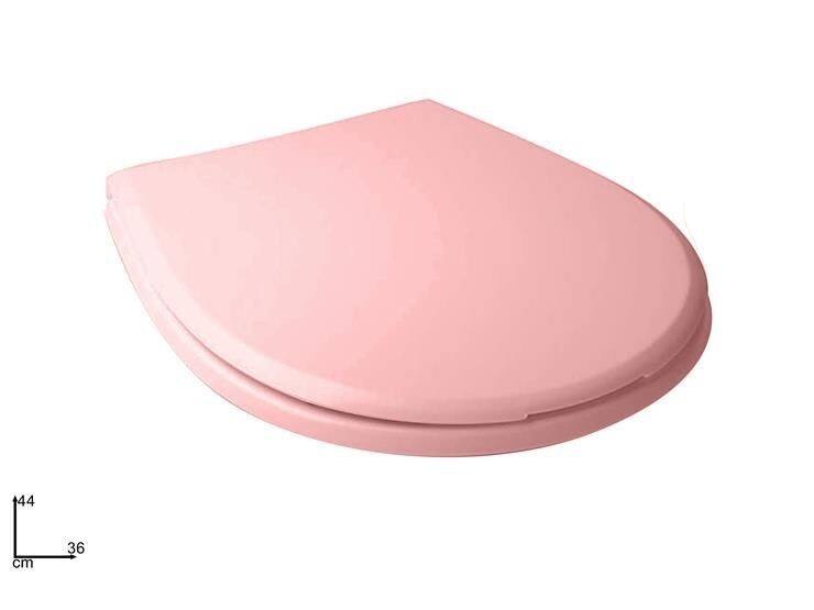 HOMESCAPES Copricuscino Quadrato 60x60 Cm In Puro Cotone – Fodera Con Cerniera Invisibile, Lavabile, Colore Rosa - 2