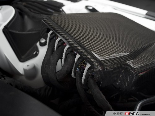 ECS - Carbon Fiber ECU Cover for Audi B9 S4/S5/RS5 - Picture 8 of 12