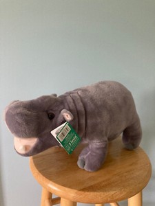 PLUSH HIPPO FIESTA STUFFED NWT TOY HIPPOPOTAMUS