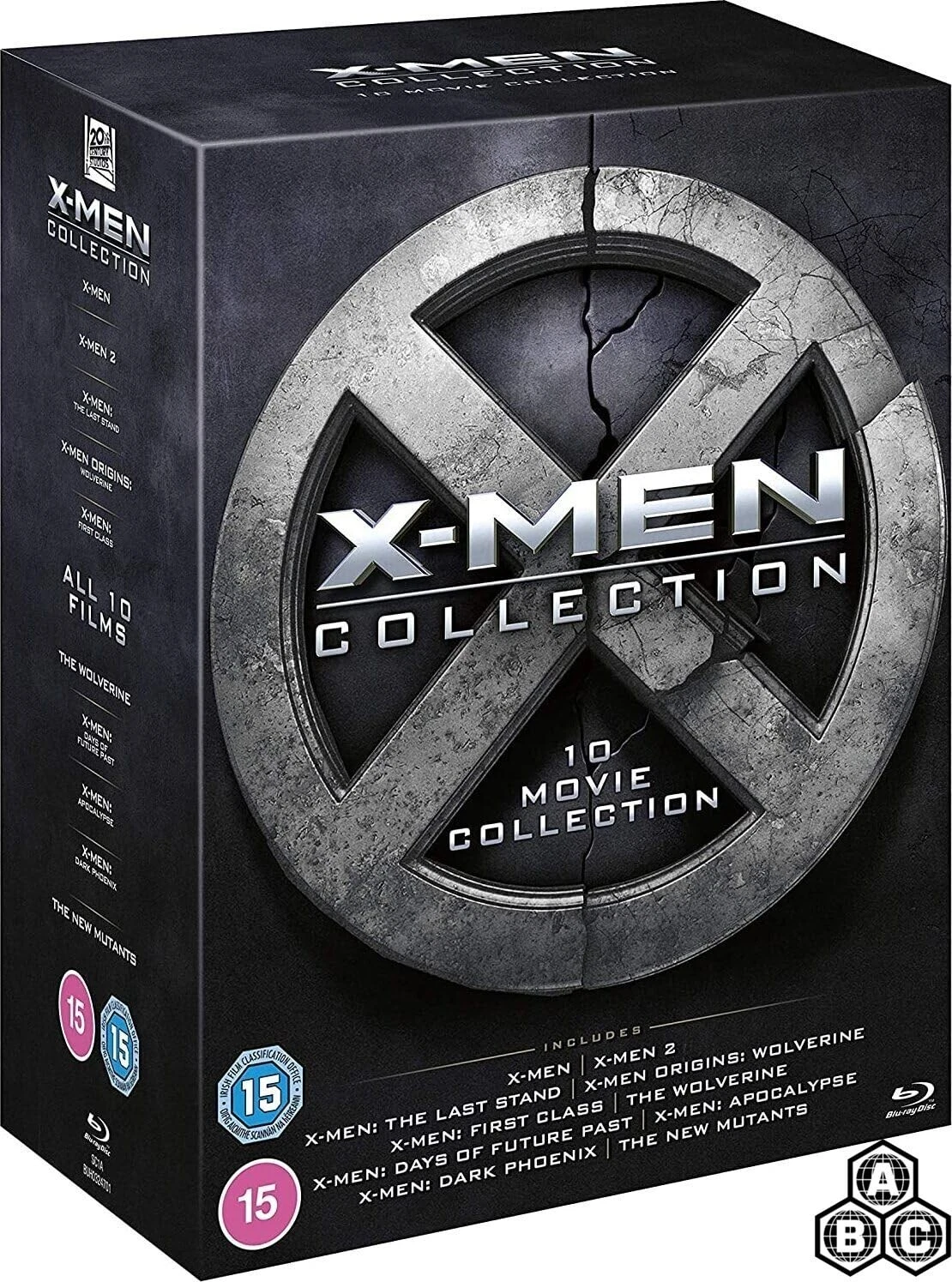 X-Men: 10 Movie Collection Blu-ray [USA Compatible] 10 Movie