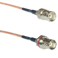 RG316 BNC FEMALE to BNC FEMALE SM BULKHEAD RF Cable Rapid-SHIP LOT