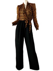 80s leopard dress