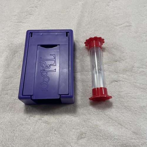 Taboo Game Replacement Pieces Parts Sand Timer & Card Holder Only 2000 B5