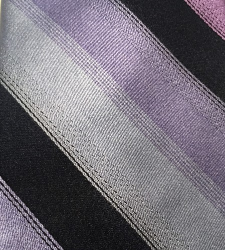 Ted Baker Multi Color Diagonal Stripe Men Long Necktie 100% Silk (L 61.5") - Picture 8 of 12