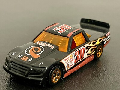 Hot Wheels 2012 Track Stars Circle Trucker Pickup Black Die Cast