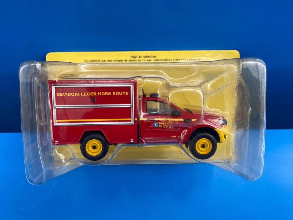 Pompieri 1/43 N°58 FORD RANGER VDLHR SPAC Veicolo ( BOUCHE-DU-RHONE ) NUOVO - Immagine 3 di 4