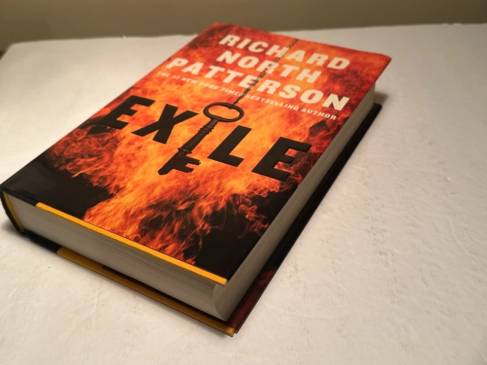 EXILE Richard North Patterson signed copy 1st Edition HC DJ terrorist thriller Foto 4 de 4