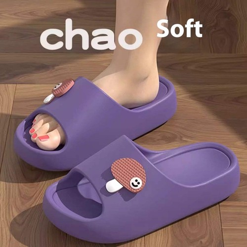 Cute Cartoon Dog Slippers Non-slip Floor Bathroom Slipper Summer Women's House S - Picture 20 of 93