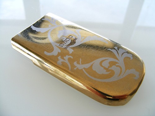 Nokia 8800 Sirocco Versace Gold Front and Back Cover - Zdjęcie 2 z 2