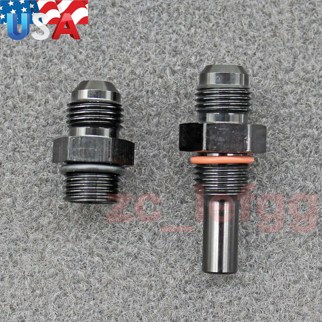 Fit For 4L80E Transmission Cooler Line Adapter Fittings 6AN Flare New