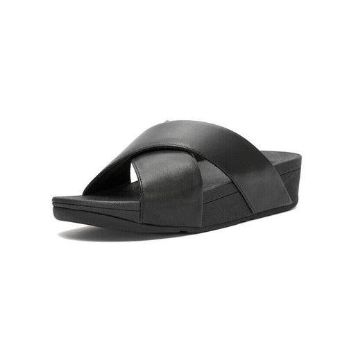 Zapatillas Fitflop Mujer Cuero Correas Cruzadas Sandalias Mules Playa Plataforma Zapatos - Imagen 14 de 56