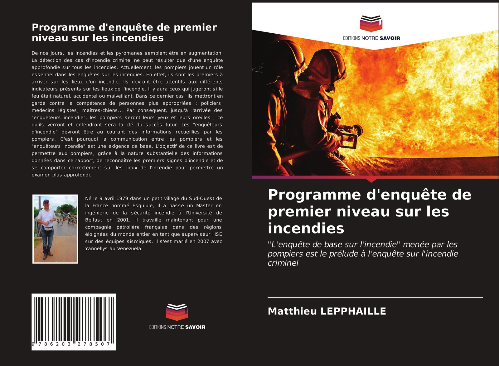 Thumbnail - Programme D'enquête De Premier Niveau Sur Les Incendies | Matthieu