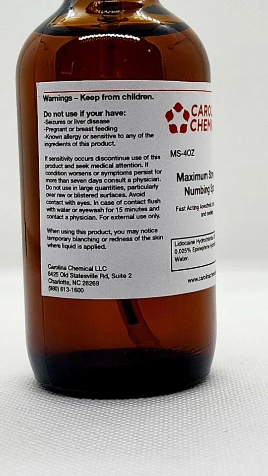 6PK Lidocaine  maximum strength numbing spray(like Vasocaine) - Image 3 of 4