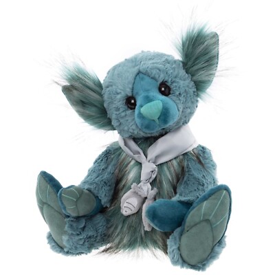 Water Elf - Charlie Bears - Turquoise Mythical Plush Collectible