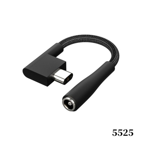 DC 5.5*2.5mm Female to 3 Pin Adapter Converter Laptop Power Cable Cord For Razer - Afbeelding 5 van 9