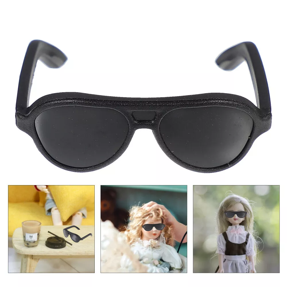 boxoon 6 Pairs Doll Glasses Fashion Doll Dress up Glasses Doll Eyeglasses  for 18