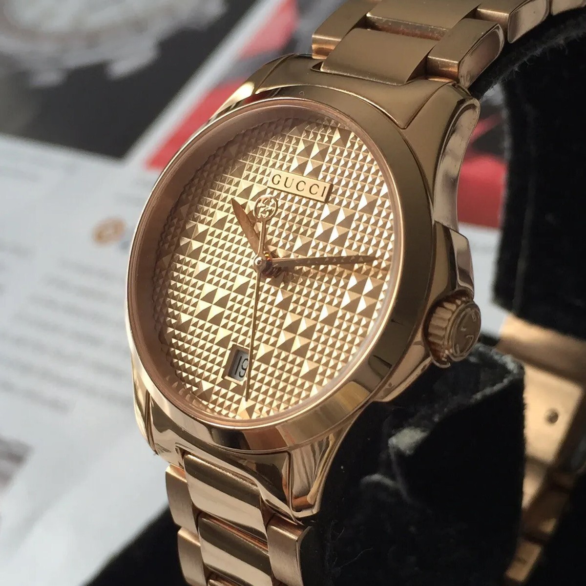Gucci Watch Ladies Swiss Quartz Designer G-Timeless YA126482 Gucci Watch Ladies Swiss Quartz Designer G-Timeless YA126482