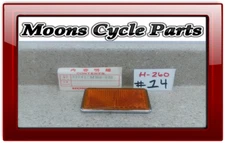 NOS Honda V65 VF1100-C V45 VF750-C VF750-S Left Front Reflector #33741-MB0-003