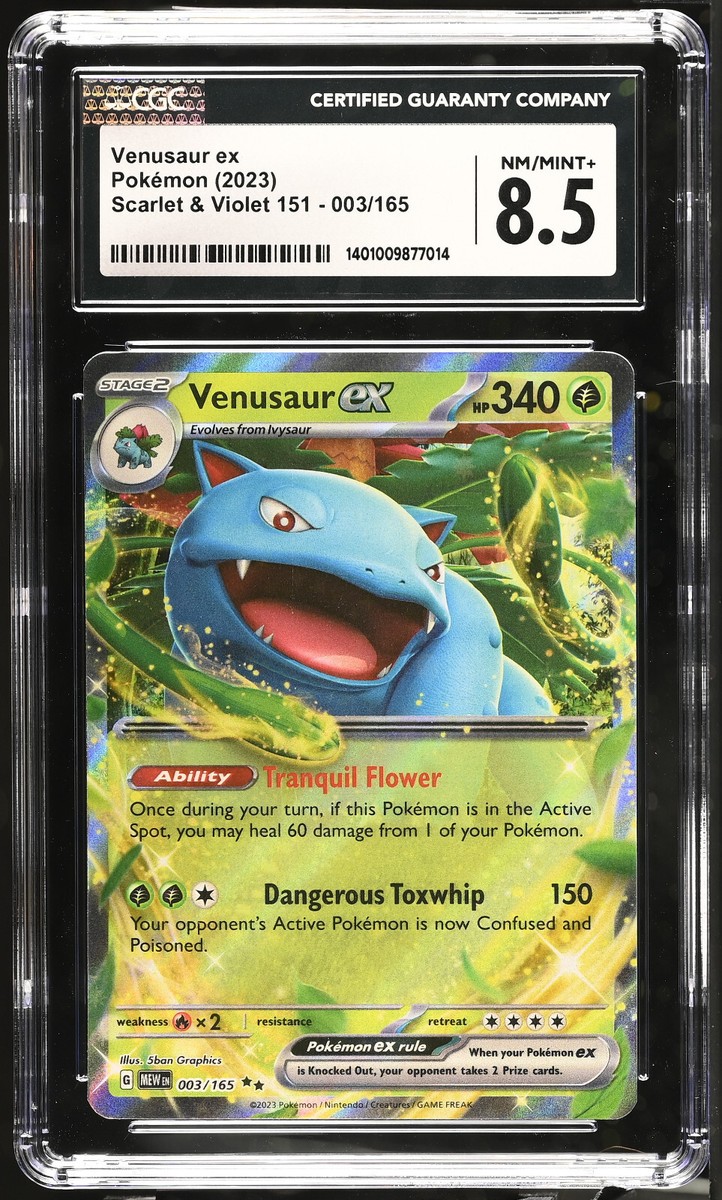 Pokemon Venusaur ex 03/165 Scarlet & Violet 151 Double Rare Pokemon Venusaur ex 03/165 Scarlet & Violet 151 Double Rare