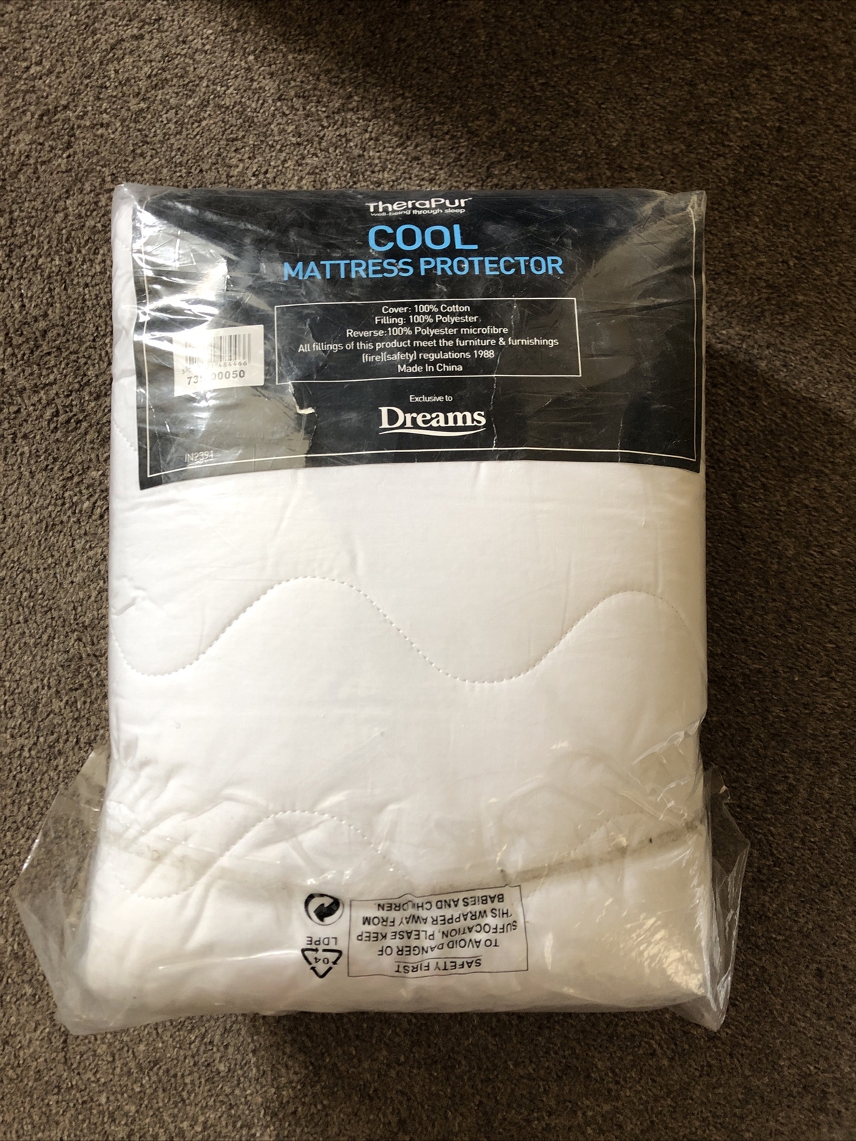Dreams Therapur Cool King Size Mattress Protector And 2 X Pillow