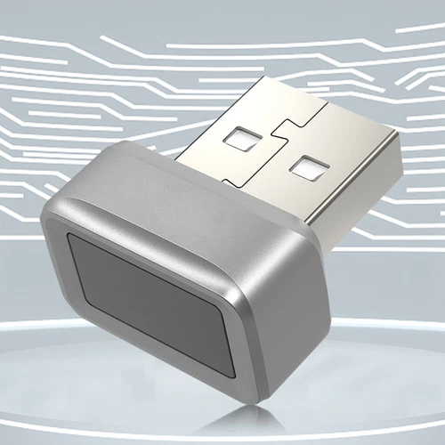 USB Fingerprint Key Reader 360° Touch Mini Fingerprint Reader Windows Hello