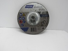 Norton Grinding Wheel for Aluminum 7"x1/4" x 5/8"-11 Type 27 8600 Max RPM
