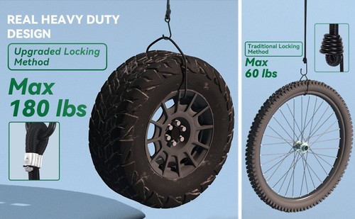 4'' Short Heavy Duty Bungee Cords with 180 Lbs Max Break Strength (5 pack) A5 - Picture 7 of 7