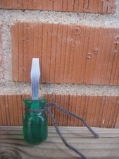 Destornillador ranurado S-K Stubby 72081 EE. UU. Punta x 1 1/2" punta vintage de 1/4" de la década de 1970 *