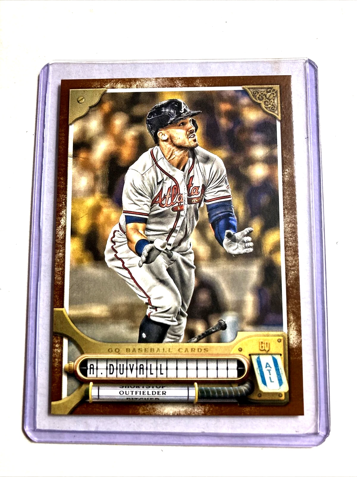 2022 Topps Gypsy Queen #97- ADAM DUVALL Burnt Umber Parallel SP #'d/399