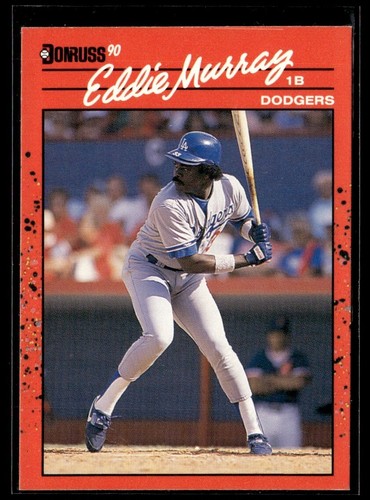 1990 Donruss Eddie Murray Los Angeles Dodgers #77 - 第 1/2 張圖片