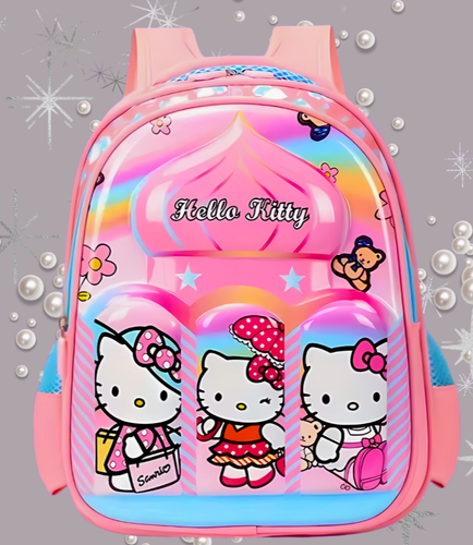 Sanrio Hello Kitty World Rucksack 3D Hartschalen Design Premium Mädchen Schultasche - Bild 8 von 20
